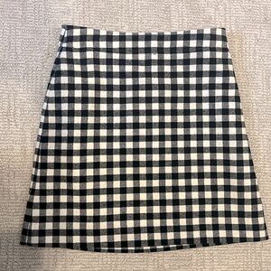 J Crew Plaid Wool Skirt Size 4